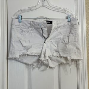 Express Low Rise Shortie White